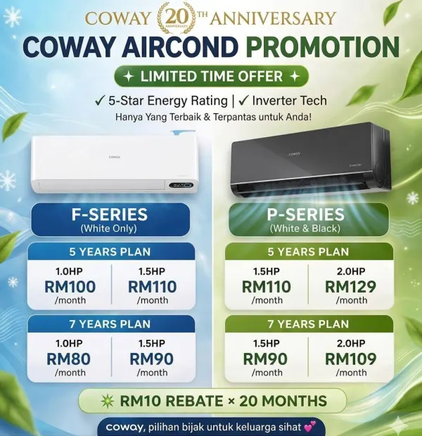 Coway Aircond Promotion poster